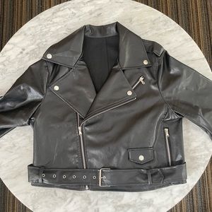 Women’s Black Leather Jacket